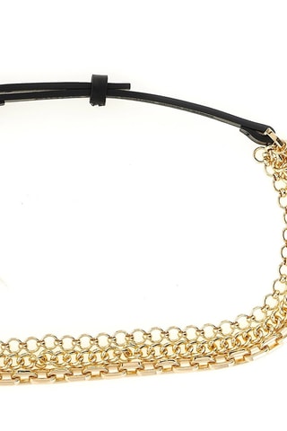 Cinturón de piel - Negro