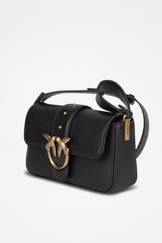 Bandolera de piel bovina - Negro