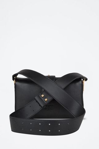 Bandolera de piel bovina - Negro