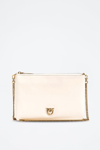 Bolso de mano de piel - Blanco