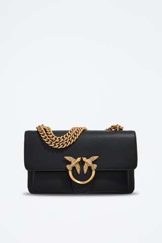 Bandolera Love - Negro - Negro y dorado