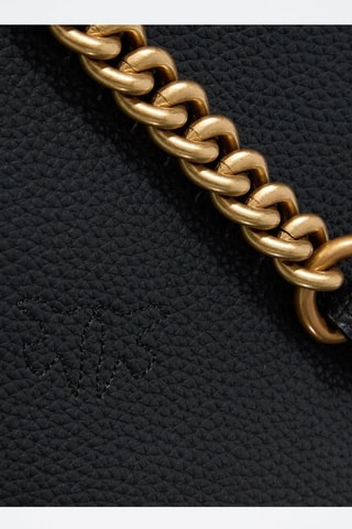 Bandolera Love - Negro - Negro y dorado