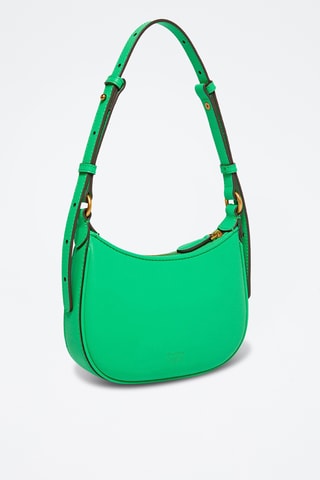 Bolso de piel Half Moon Baby - Verde