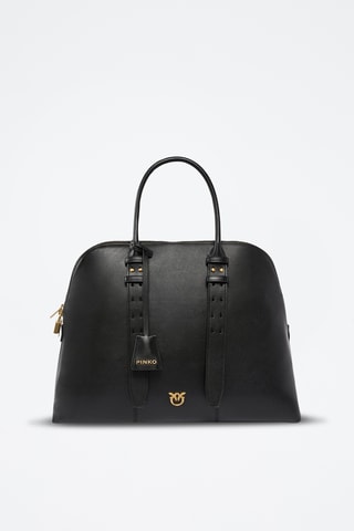 Bolso bowling de piel Bowling - Negro