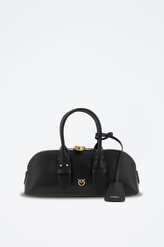 Bolso de piel Escape Baguette Small - Negro