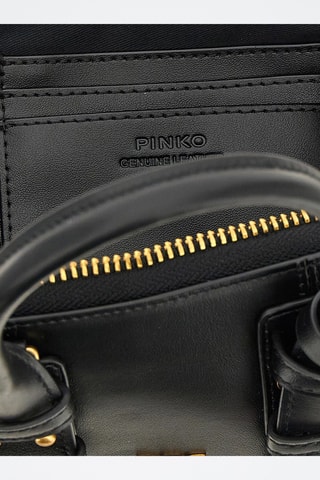 Bolso de piel Escape Baguette Small - Negro