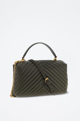 Bolso de piel Love Puff Classic - Verde