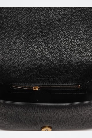 Bandolera de piel Love One Mini - Negro