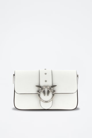 Bandolera de piel - Blanco