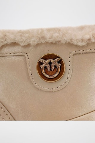 Botines de piel forrados Yoko 22 - Beige - Beige y dorado