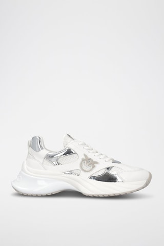 Zapatillas Ariel - Blanco y plateado - Blanco