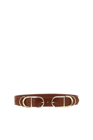 Cinturón de piel - Gris