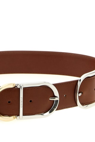 Cinturón de piel - Gris