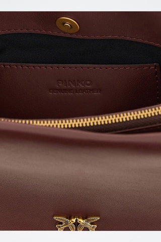 Bandolera de piel - Burdeos