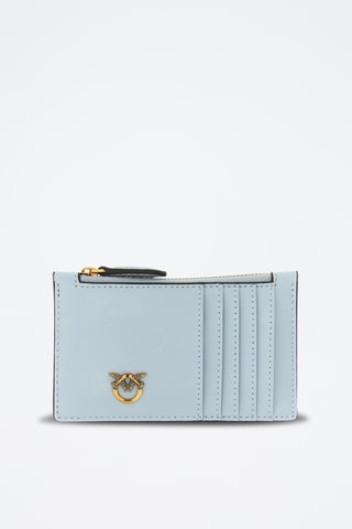 Tarjetero de piel - Azul