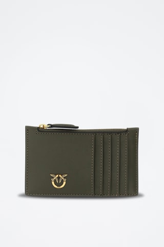 Tarjetero de piel - Verde