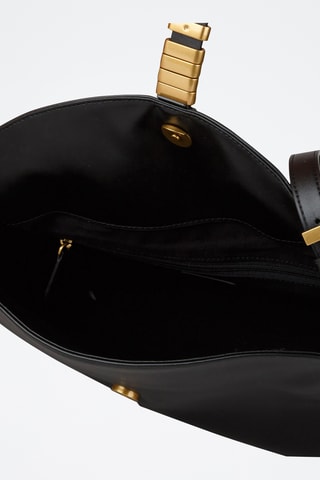 Bolso de piel caprina - Negro