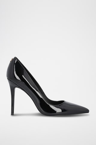 Zapatos con brillo de tacón - Negro