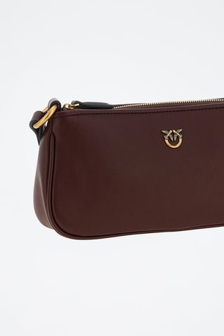 Sac bandoulière en cuir - Bordeaux