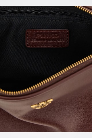 Sac bandoulière en cuir - Bordeaux