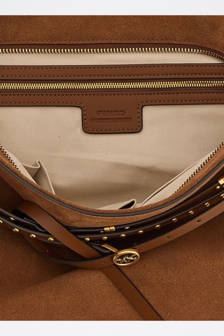 Bolso de piel - Marrón