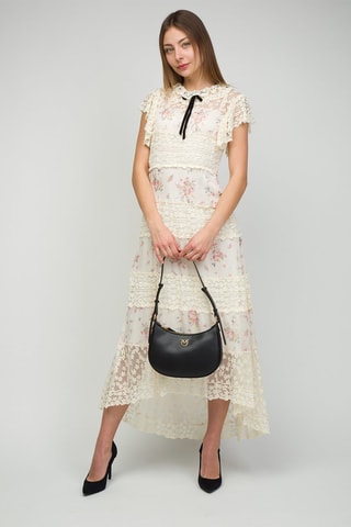 Bolso de piel Half Moon - Negro - Negro