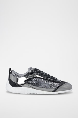 Zapatillas con brillo - Gris