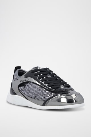 Zapatillas con brillo - Gris