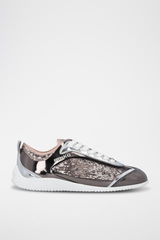 Zapatillas con brillo - Gris