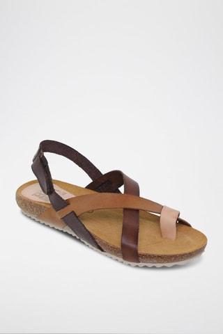Sandali in pelle Blusandal - Marrone