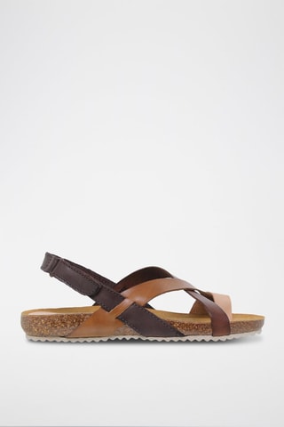 Sandali in pelle Blusandal - Marrone