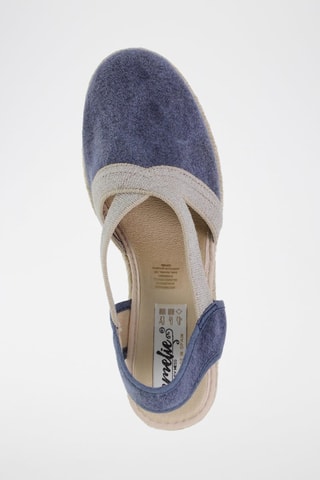 Espadrilles compensées  Blusandal - Beige et bleu