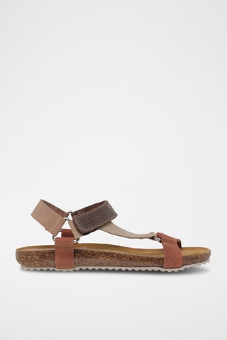 Sandales en cuir - Marron