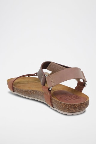 Sandales en cuir - Marron