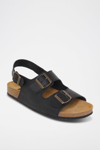 Sandales en cuir  Blusandal - Noir