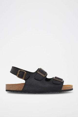 Sandales en cuir  Blusandal - Noir