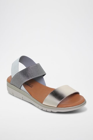 Sandales en cuir  Blusandal - Argenté