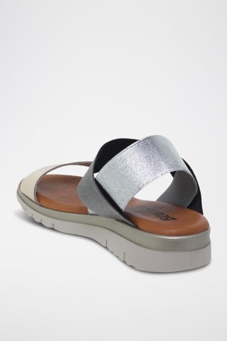 Sandales en cuir  Blusandal - Argenté