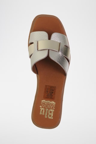 Ciabatte in pelle - Dorato