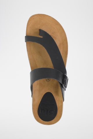 Sandales plateformes en nubuck - Noir