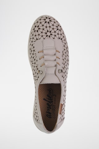 Richelieus en cuir - Beige