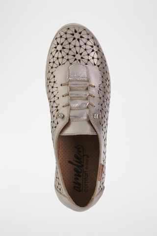 Richelieus en cuir - Argenté