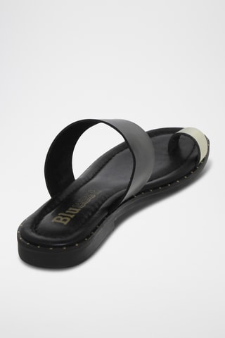 Sandales en cuir - Noir