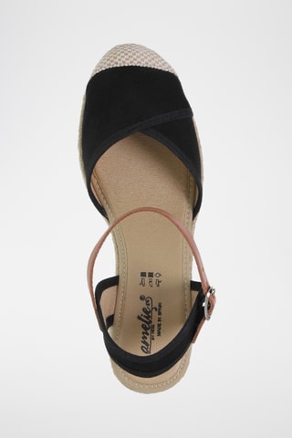 Espadrilles compensées - Noir