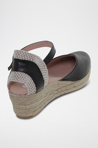 Espadrilles compensées - Noir