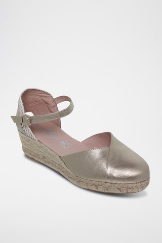 Espadrilles compensées - Argenté