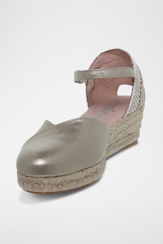 Espadrilles compensées - Argenté