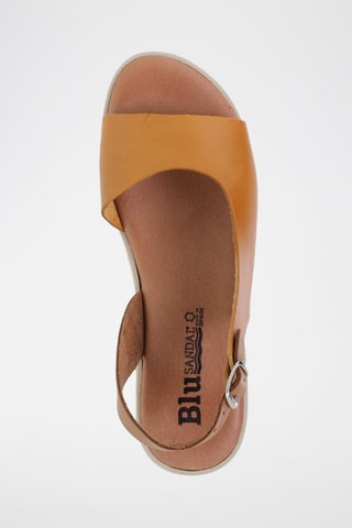 Sandali in pelle Blusandal - Giallo e marrone