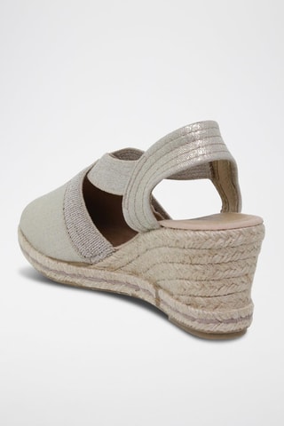 Sandales compensées - Beige