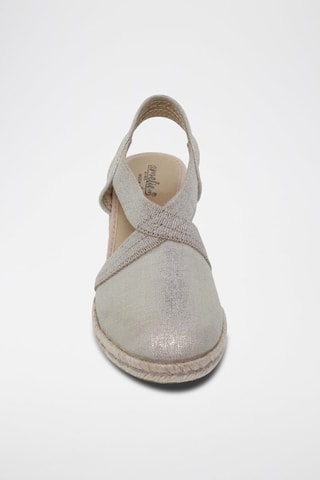 Sandales compensées - Beige